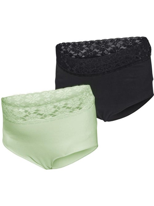 2x Culottes de Grossesse Femme Mamalicious - Kiabi
