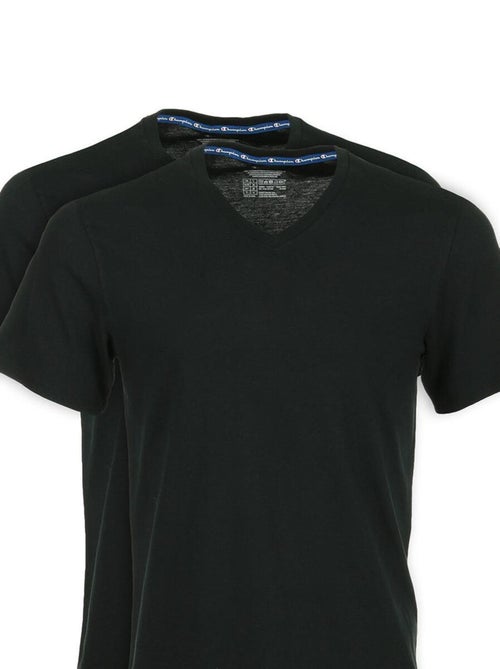 2x Pack T-shirt V-neck - Kiabi 2x Pack T-shirt V-neck - Kiabi