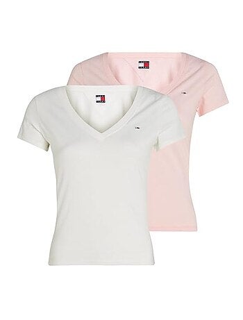 2x T-shirt Femme Tommy Hilfiger DW0DW21367