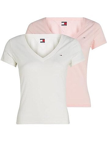 2x T-shirt Femme Tommy Hilfiger