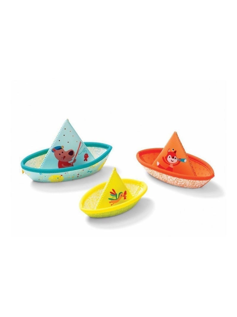 3 bateaux flottants Bleu - Kiabi