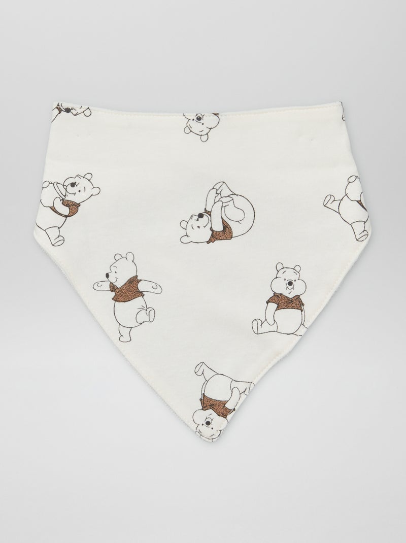 3 bavoirs dinosaures Beige - Kiabi