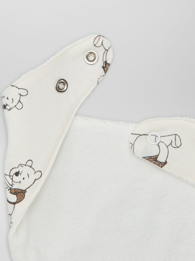 3 bavoirs dinosaures Beige - Kiabi
