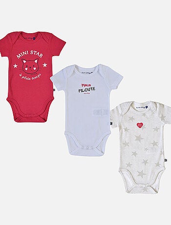 3 BODIES BEBE ELBERTINA MANCHES COURTES