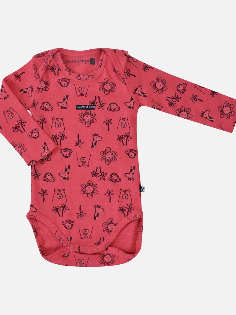 3 BODIES FILLE EVANGELISTA Rose - Kiabi