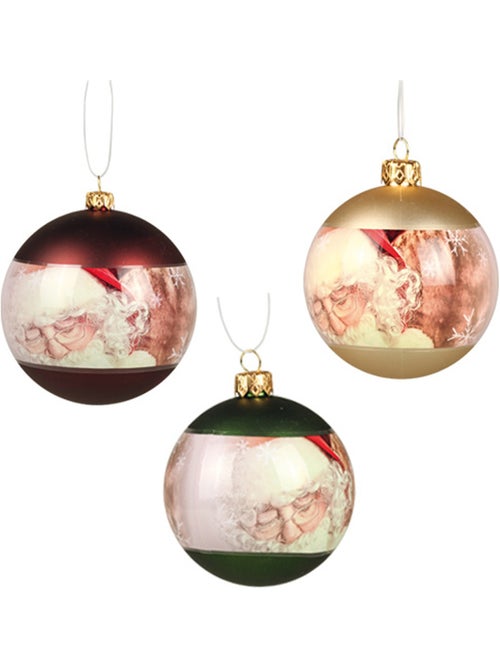 3 boules pere noel - Kiabi 3 boules pere noel - Kiabi