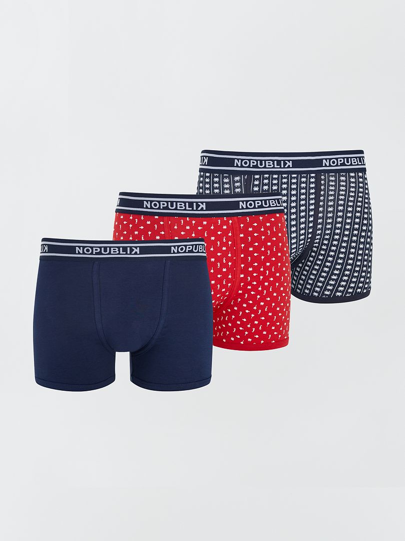 Caleçon Boxer LOSC Lille - Supporters Lille OSC - Pour Adultes Et Enfants - Fabriqué En France