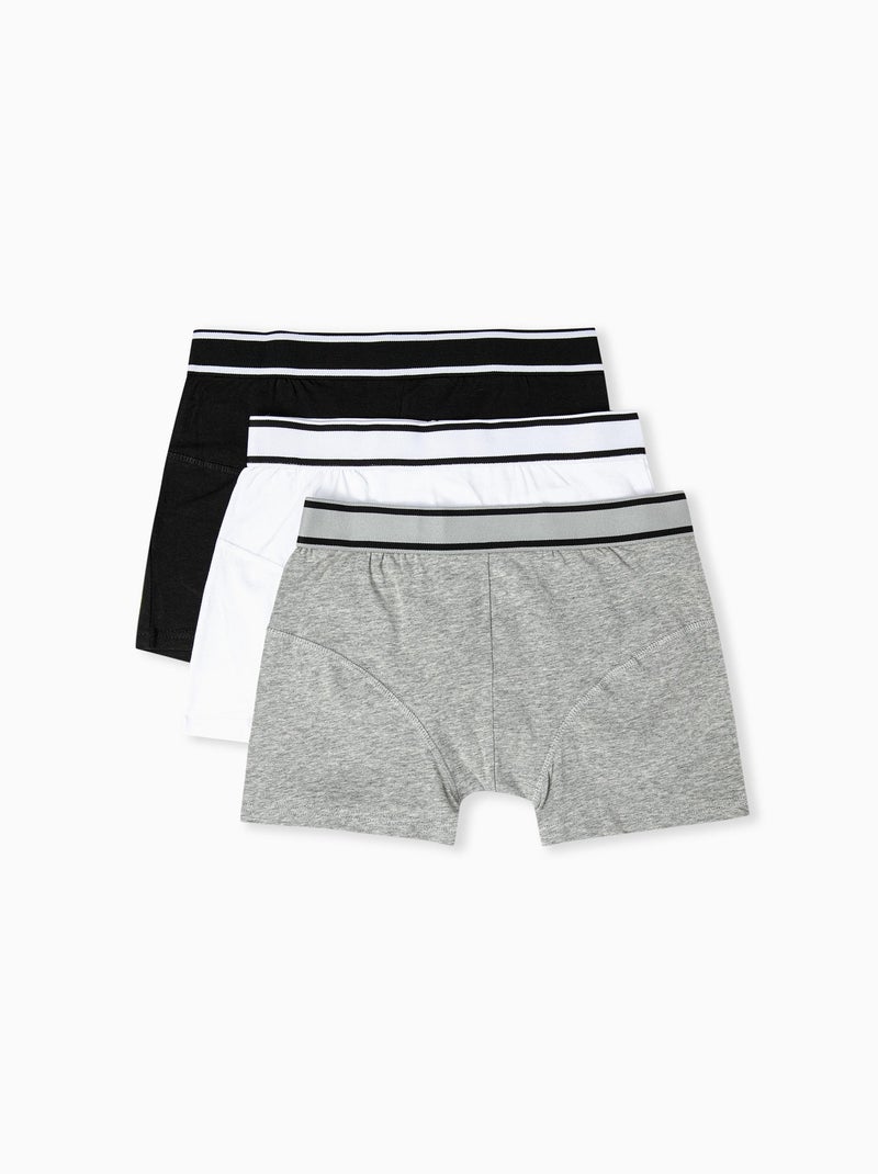 3 boxeurs MO Fashion Noir - Kiabi