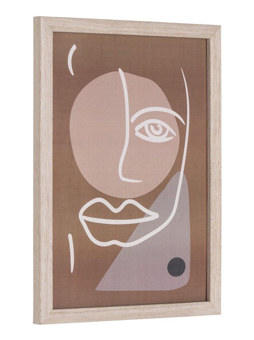 3 Cadres bois MDF et verre marron clair - House Nordic - Kiabi