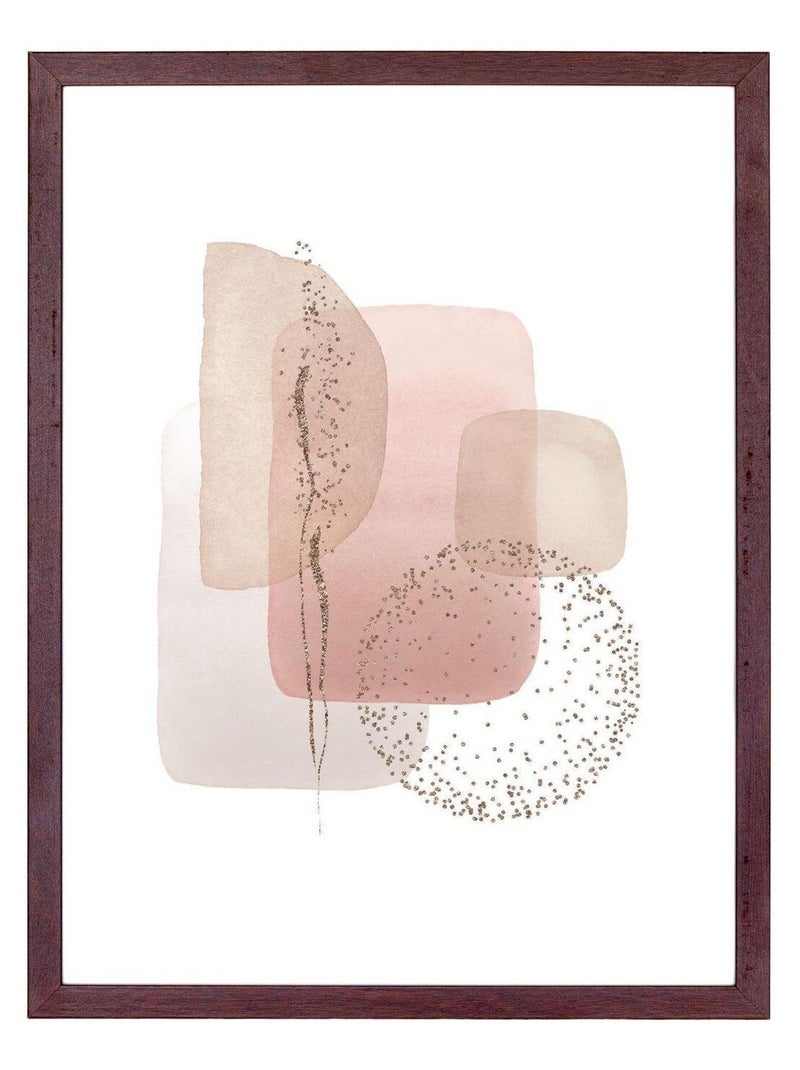 3 Cadres en bois MDF et verre marron foncé - House Nordic Marron - Kiabi