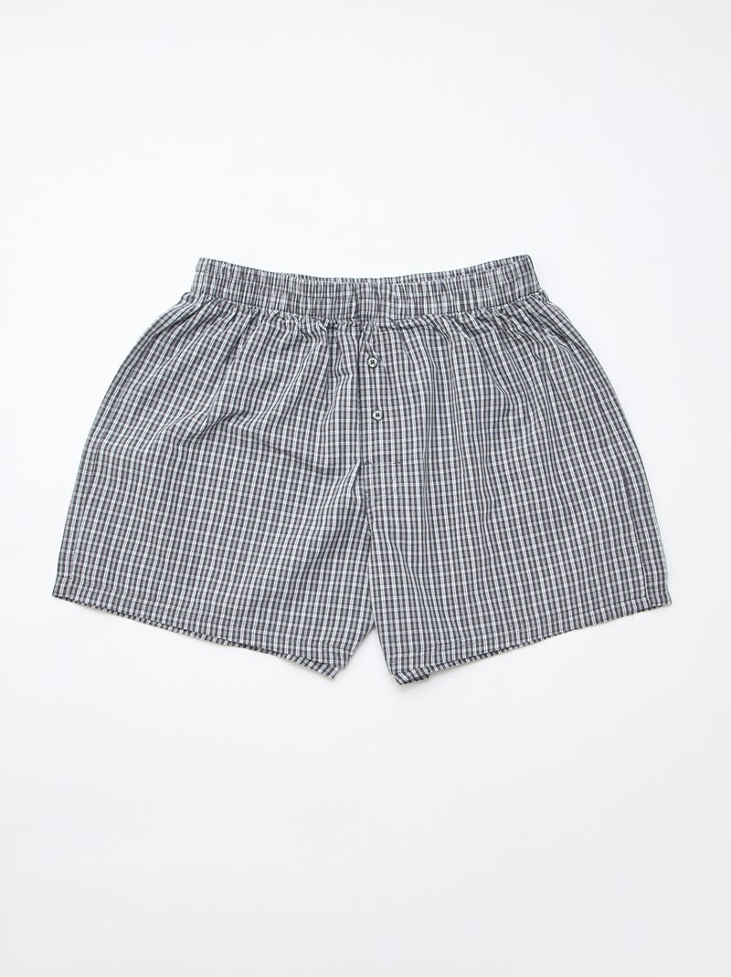 3 caleçons Gris - Kiabi