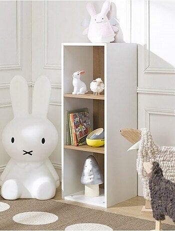 3 cases de rangement effet bois TOM & APOLLINE