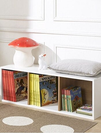 3 cases de rangement effet bois TOM & APOLLINE