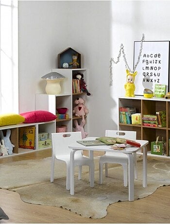 3 cases de rangement effet bois TOM & APOLLINE