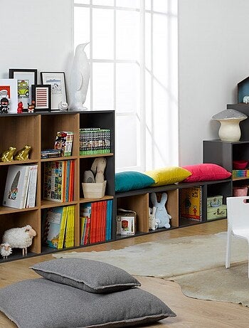 3 cases de rangement effet bois TOM & APOLLINE