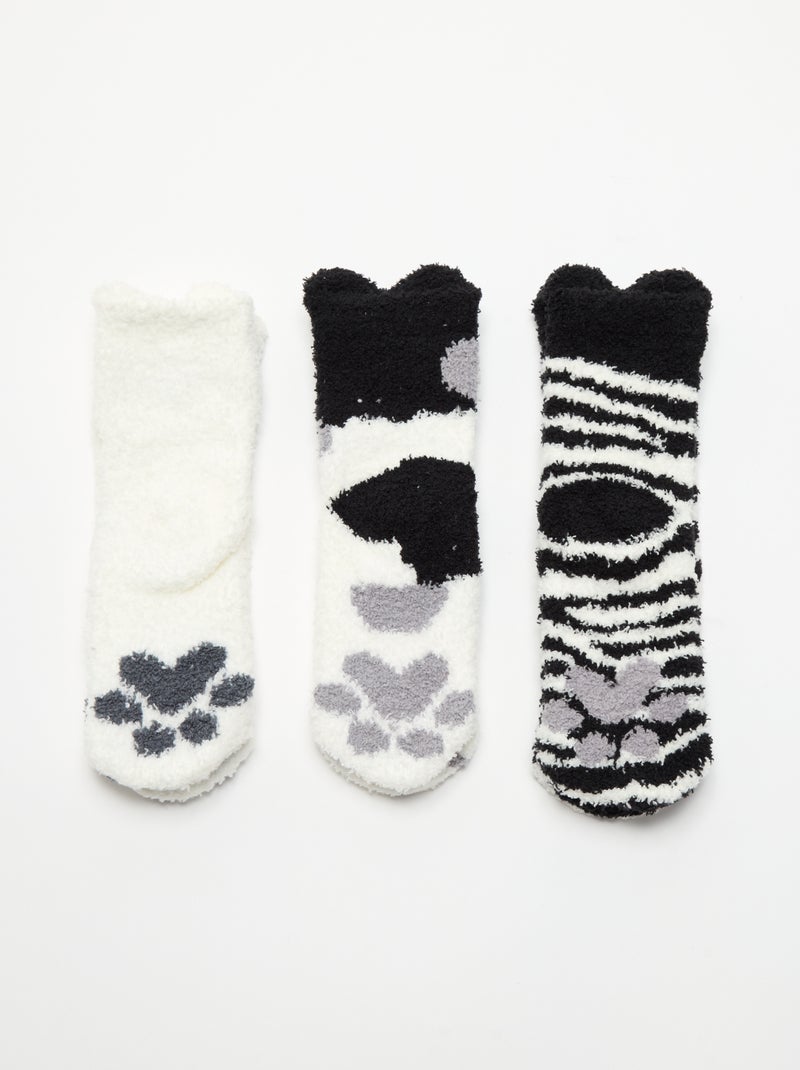 3 Chaussettes polaires Noir - Kiabi