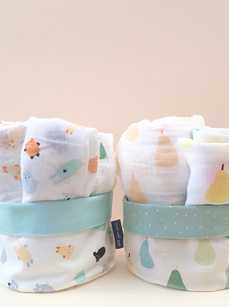 3 Corbeilles Gigognes Les Doudous Blanc - Kiabi