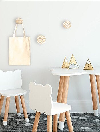 3 crochets patères enfants modèle graphik