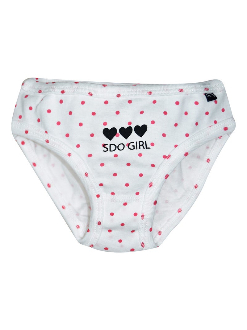3 CULOTTES FILLE ELDORA Rose - Kiabi