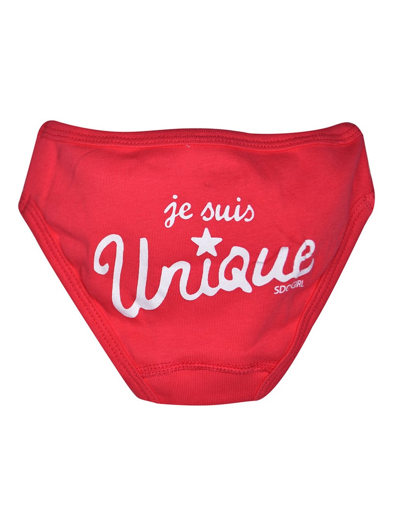 3 CULOTTES FILLE ELDORA Rose - Kiabi