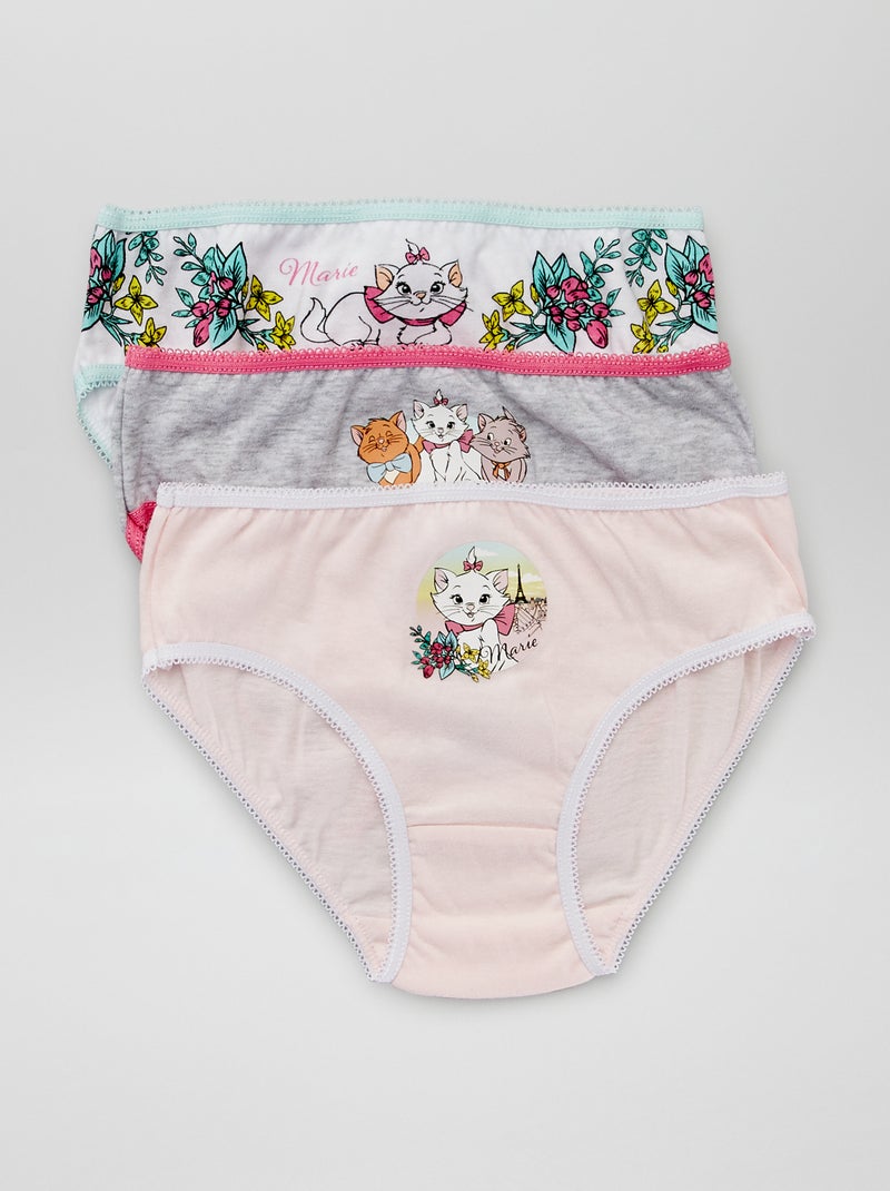 3 culottes 'Marie' de 'Disney' ROSE - Kiabi