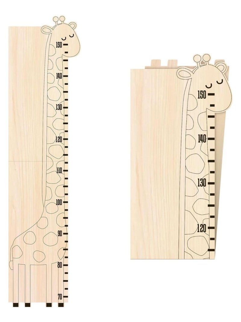 3 déco murales en bois - Singe, lion et girafe - Artemio Beige - Kiabi