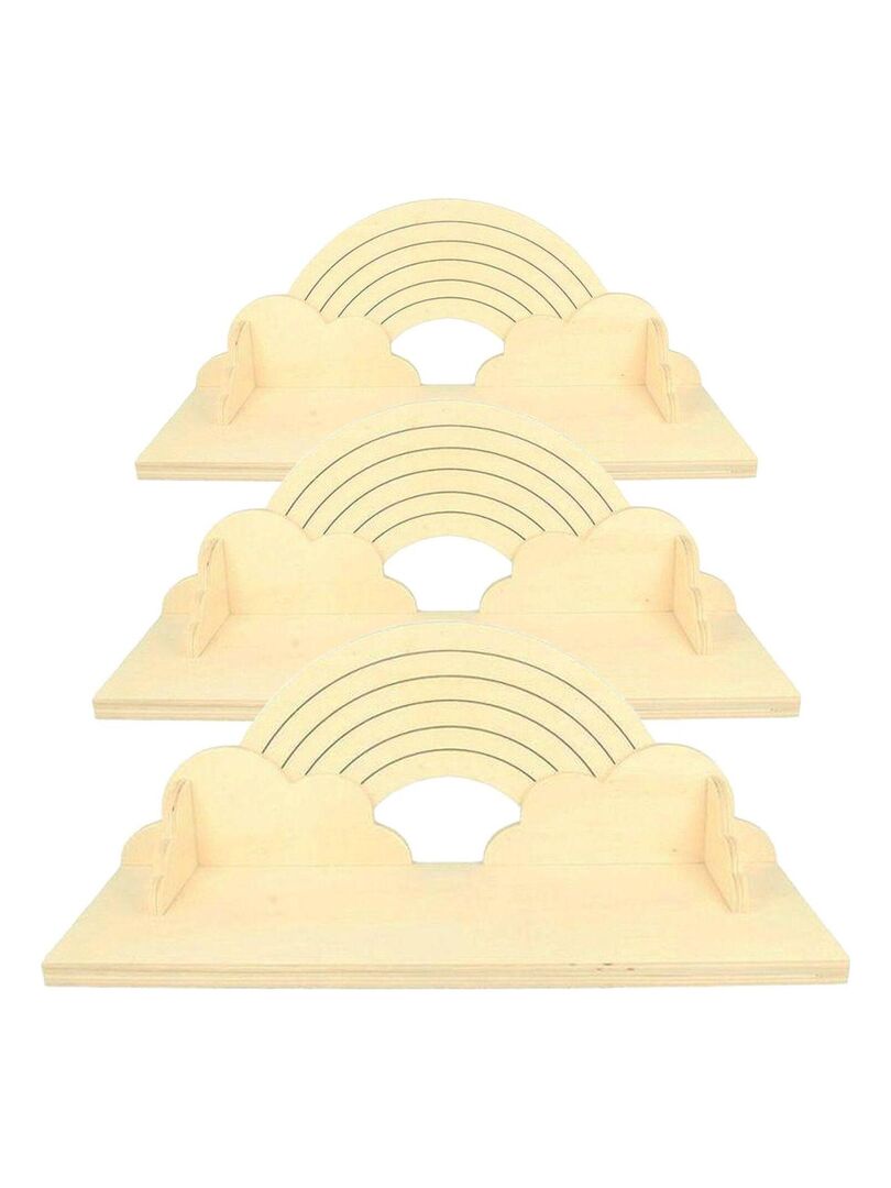 3 étagères Murales Flottantes ARTEMIO – Design Nesting Pour Décoration Moderne Et Rangement Pratique - 6