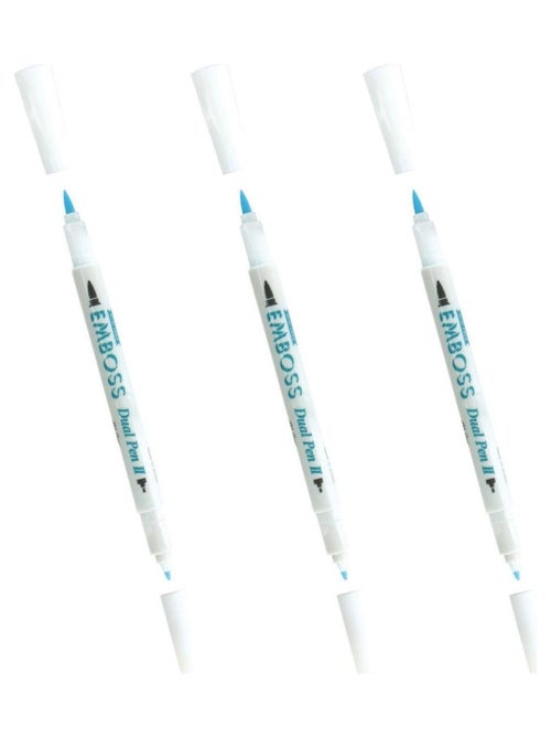 3 feutres à embosser double pointe - Zig - Kiabi