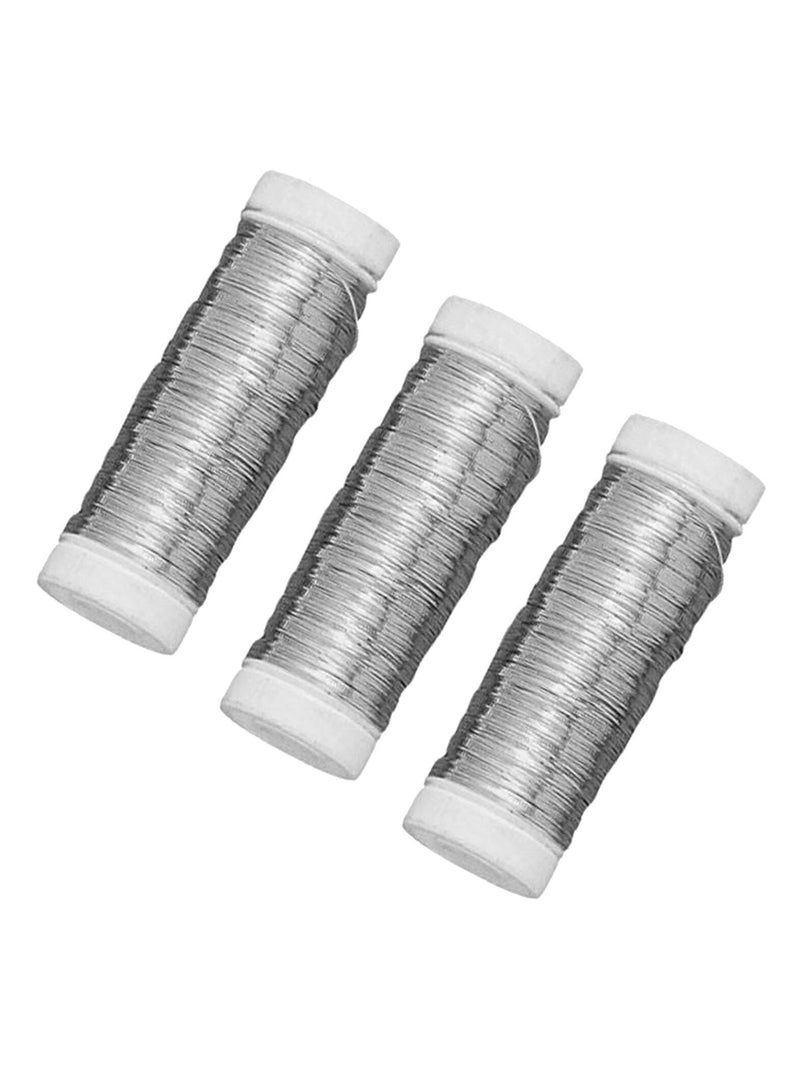 3 fils en aluminium argenté 50 m - Rayher Argenté - Kiabi