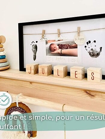 3 Kits d’empreintes pour mains et pieds de bébé