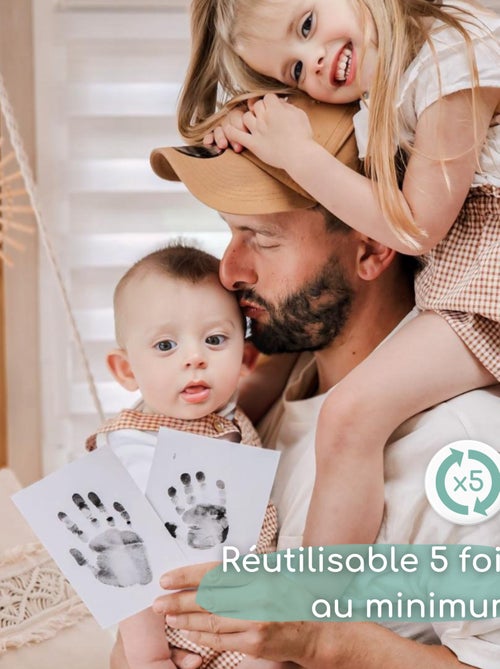 3 Kits d’empreintes pour mains et pieds de bébé - Kiabi