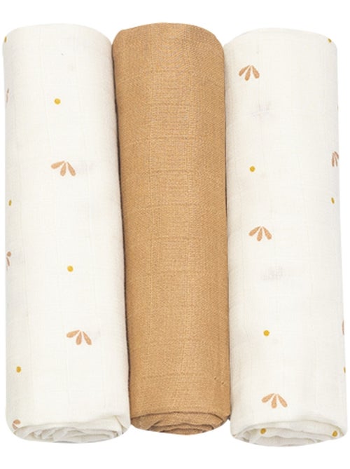 3 langes doux pour bébé - Kiabi