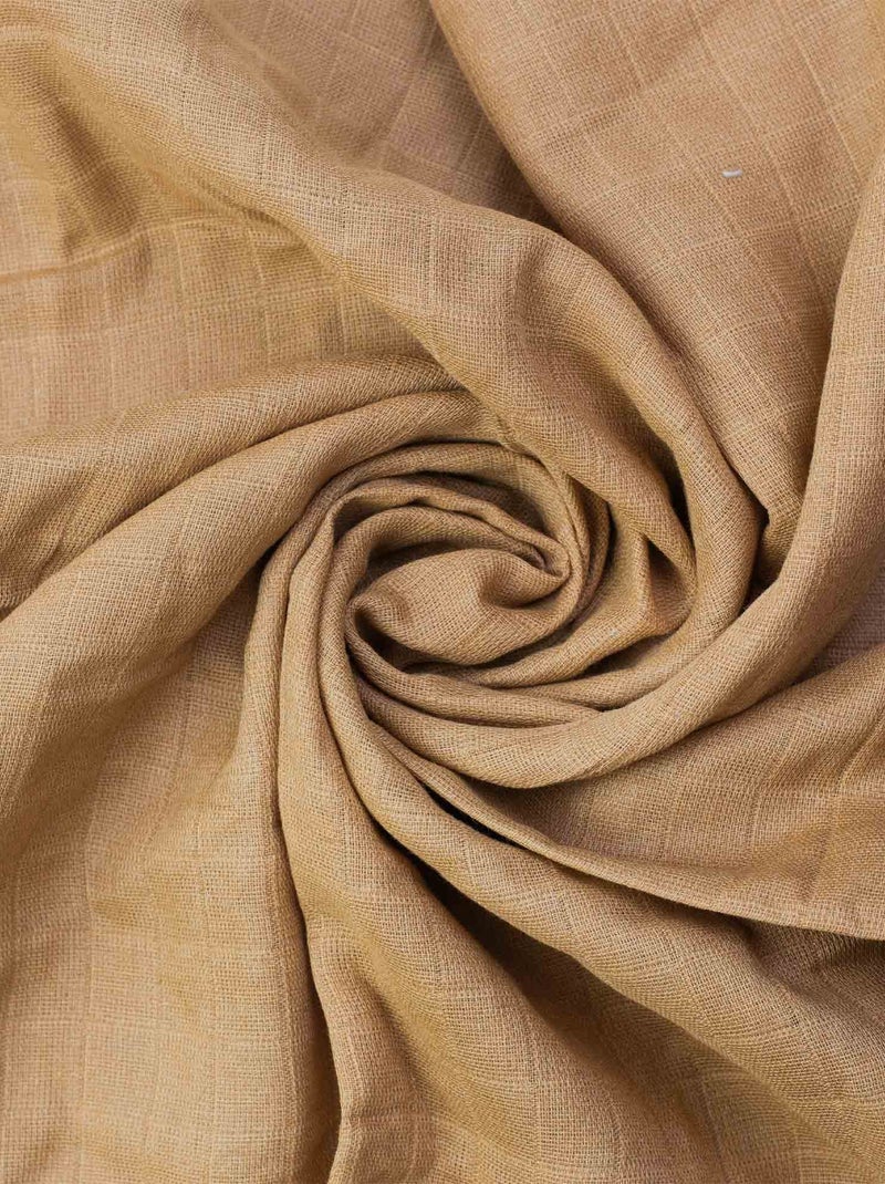 3 Langes Doux Pour Bébé Marron caramel - Kiabi