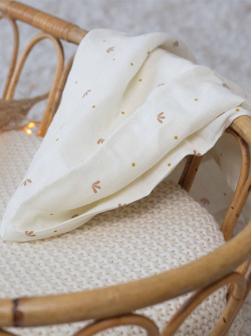 3 Langes Doux Pour Bébé Marron caramel - Kiabi