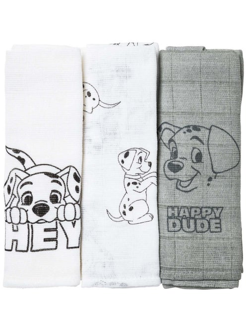 3 langes en coton 101 Dalmatiens - Kiabi