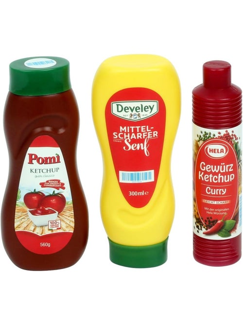 3 mini bouteilles de sauce - Kiabi
