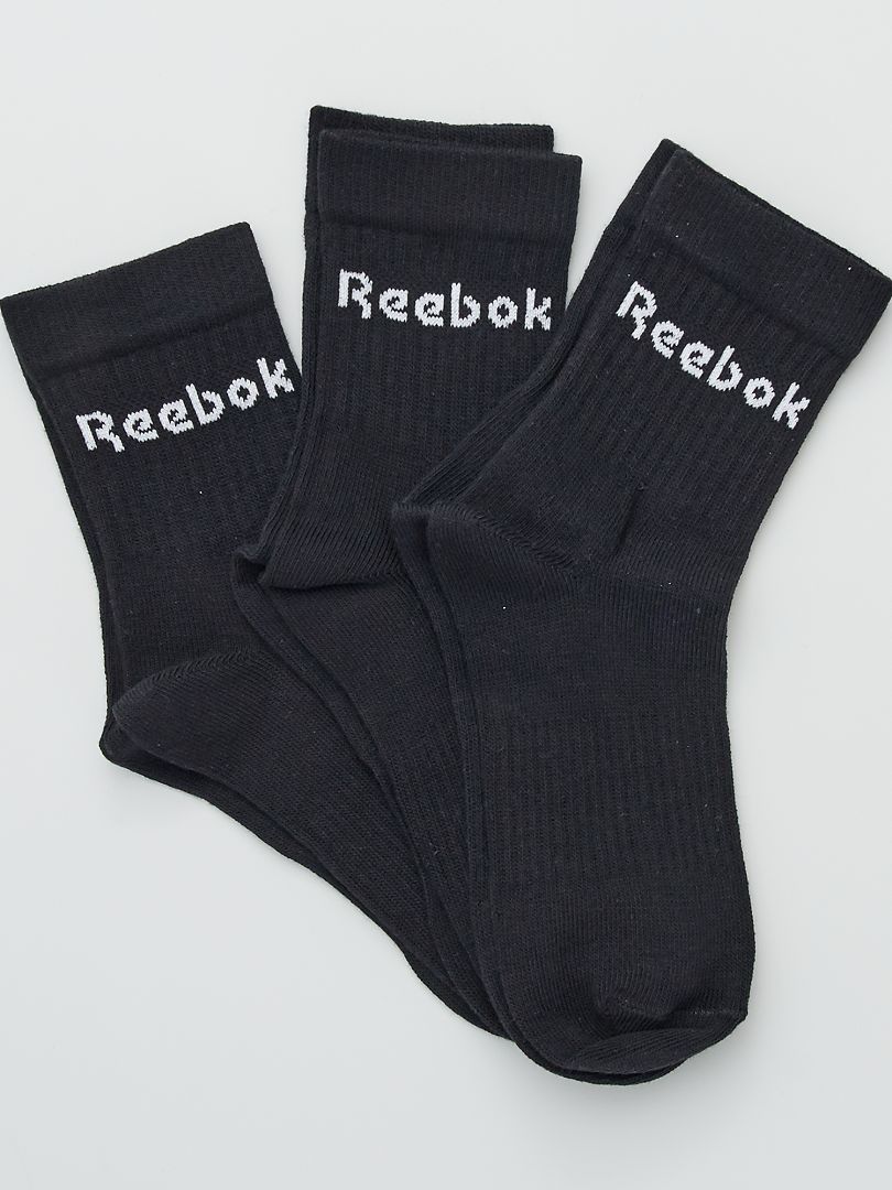 3 paires de chaussette 'Reebok' noir - Kiabi