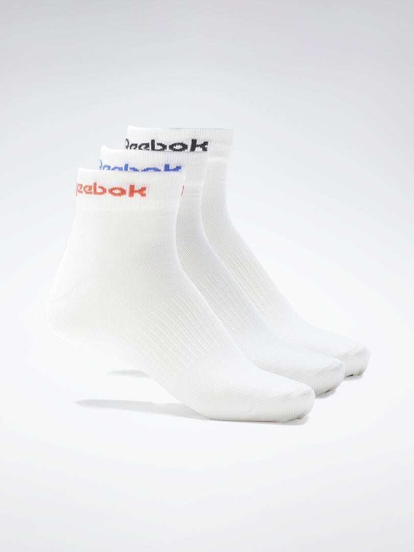 3 paires de chaussettes 'Reebok' blanc - Kiabi