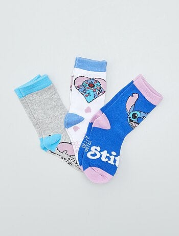 3 paires de chaussettes 'Stitch' - Kiabi