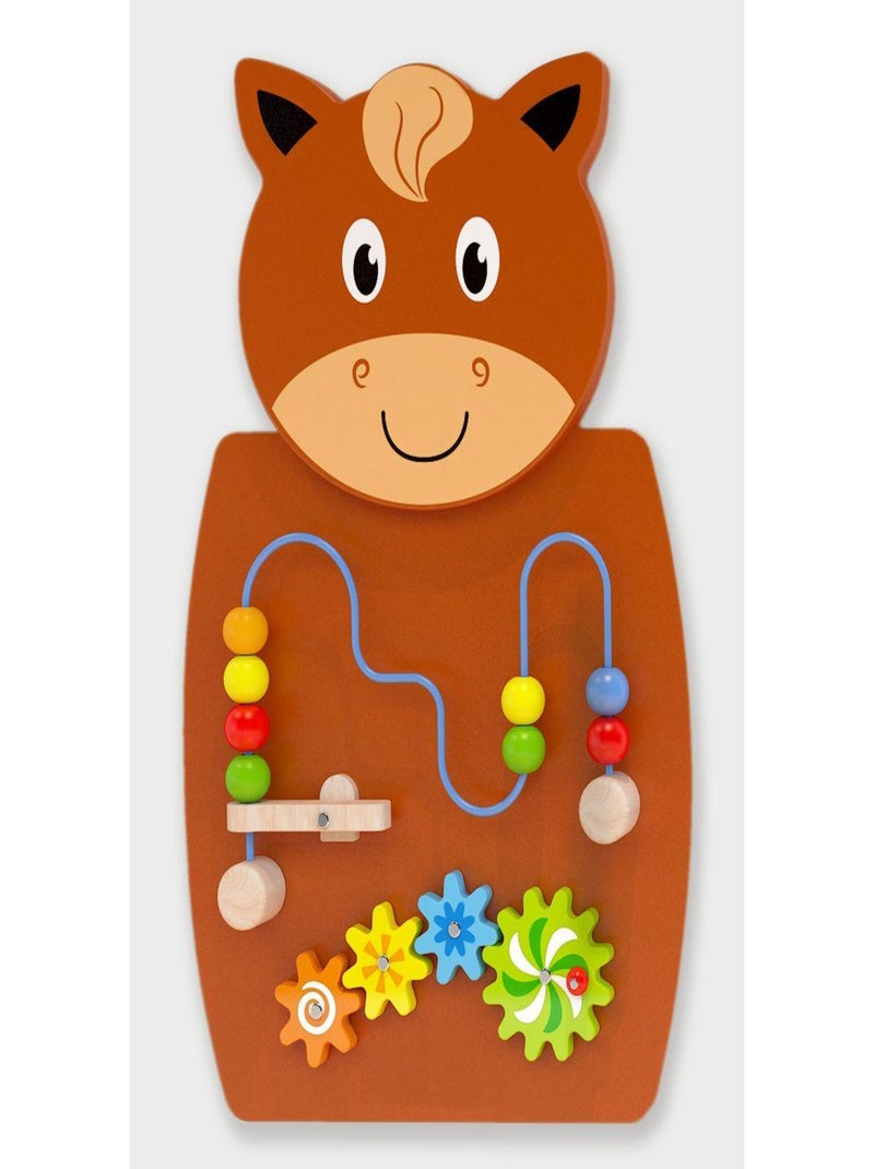 3 Panneaux d'activités muraux Marron - Kiabi