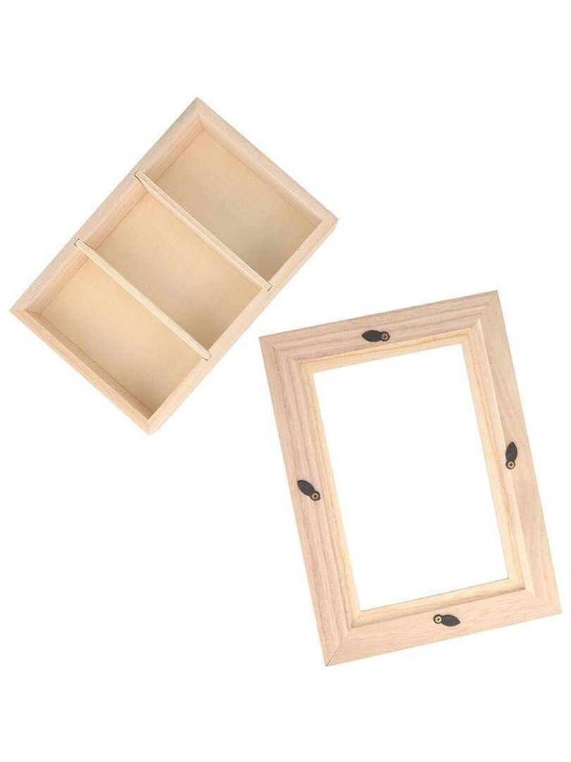 Vitrine à Miniatures Artemio En Bois 23,5x28,5x14cm - Pour Collectionneurs Et Déco Créative