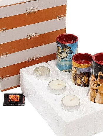 3 Porte-Bougies Sandro Botticelli