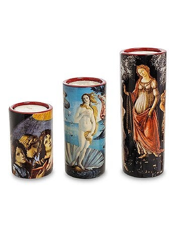 3 Porte-Bougies Sandro Botticelli