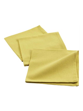 3 Serviettes de table coton Initia