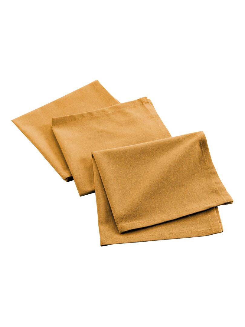 Serviette en papier recyclable, couleur jaune 38 cm - Laboutiquedujetable