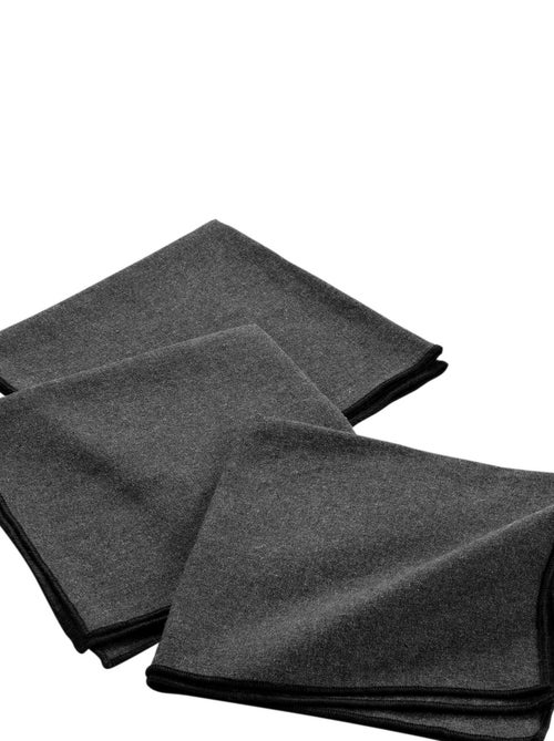 3 Serviettes de table coton recycle Mistralines - Kiabi