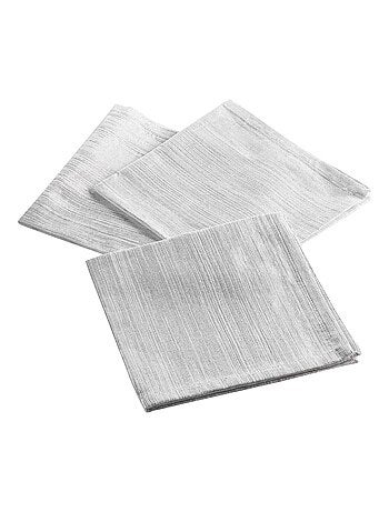 3 Serviettes de table Elégance Rose