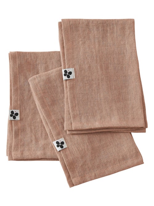 3 Serviettes de table en lin Soline - Kiabi 3 Serviettes de table en lin Soline - Kiabi