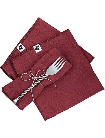 3 Serviettes de table Gaia