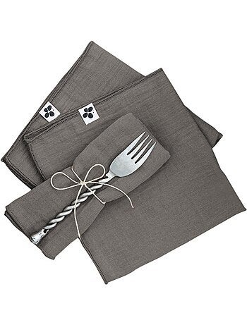 3 Serviettes de table Gaia